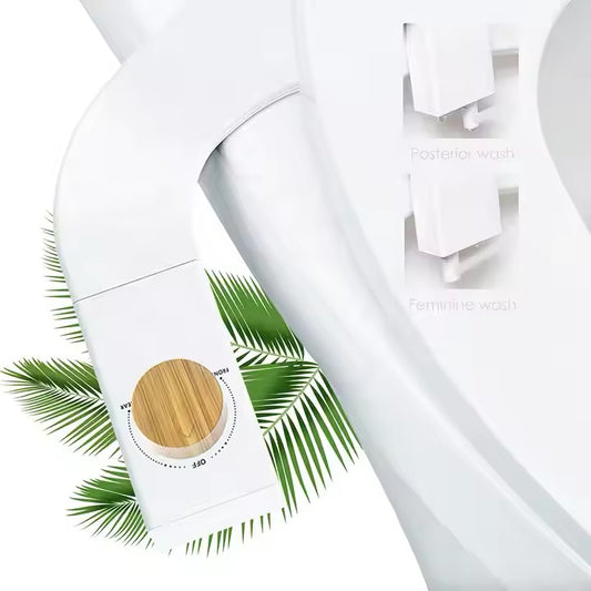 Bidet Hygiène fullWClean Non Électrique avec Double Buses et Accessoires de Toilette | Nettoyage Efficace et Économies de Papier